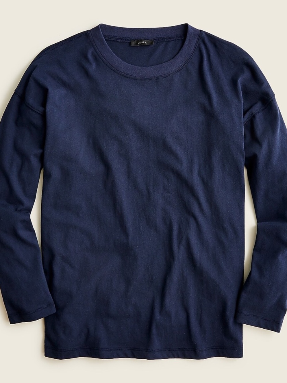 J.Crew Essential wide-sleeve T-shirt Navy Size XL